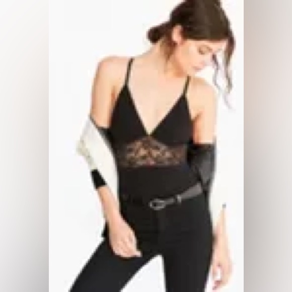 Urban Outfitters Out From Under Take That Black Lace Inset Bodysuit Small - Picture 3 of 11